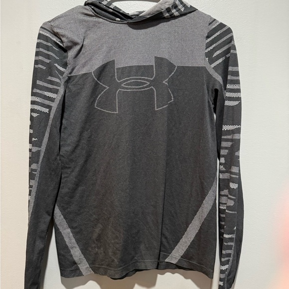 Under Armour Charcoal and Black Performance Hoodie - Picture 1 of 4